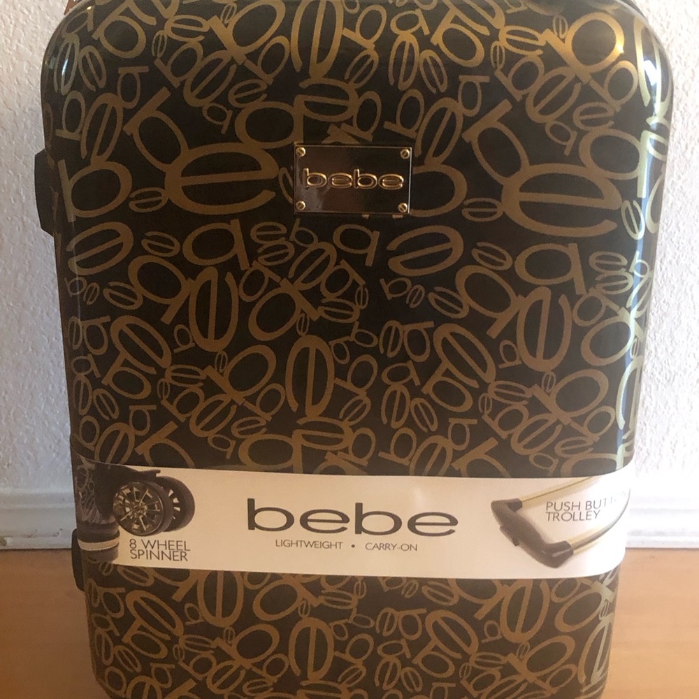 Beautiful Bebe 21” carry on luggage for quick trips.